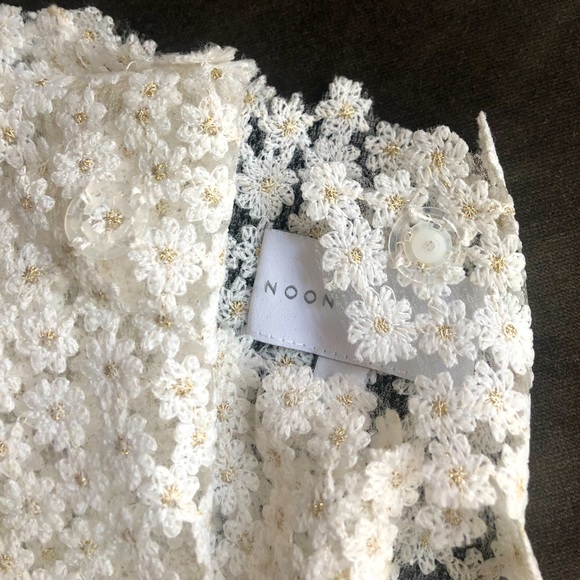Noon by Noor White Frankie Daisy Lace Tunic: Size 4 - Picture 7 of 8